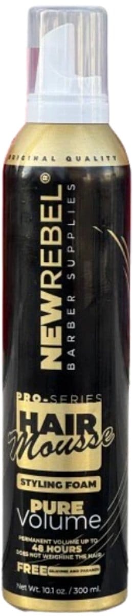 New Rebel - hair mousse styling foam pure volume 300 ml - styling - haarstyling - haar mousse - haarverzorging