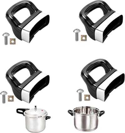 Set van 4 vervangende pannengrepen met bakelieten handvatten, ideaal voor snelkookpannen en keukengerei