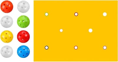Team-Building Games voor groep - Groeps-Gat-Tarp met acht ballen - Samenwerkspellen, Geschikt voor park, speelplaats, feest, familiebijeenkomsten, binnenplaats, outdoor, thuis en school
