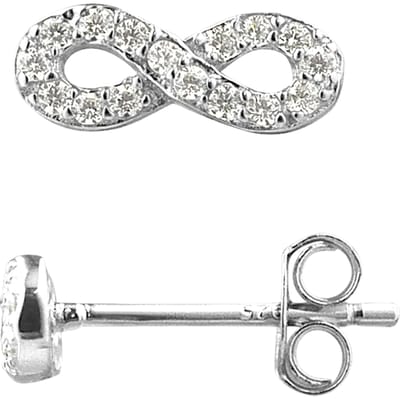 Joalire Silver 925 Oneindige oorbellen - Geen limiet