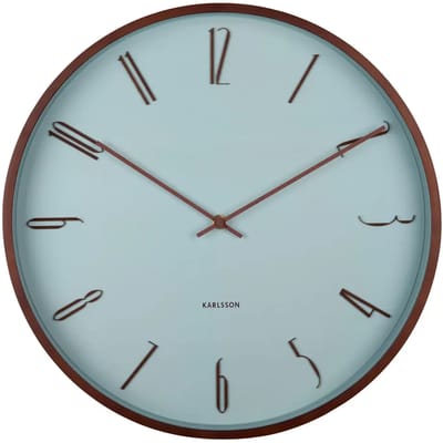 Karlsson Wandklok Scandia - Blauw - Ø40cm - Wandklok Scandinavisch