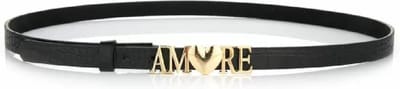 Next LVL - Damesriem - Croco black - Gold - 85 cm