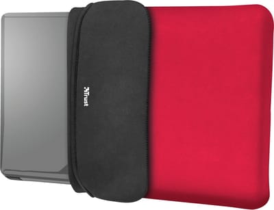Trust Yvo 2-in-1 reisset: Draadloze Muis & Sleeve - 15.6 inch - Rood