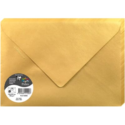 CLAIREFONTAINE C5 Gold 120g - Opakowanie 20 sztuk