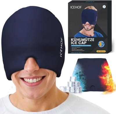 Migraine masker voor hoofdpijnverlichting - Koelmasker voor ontspanning en herstel
