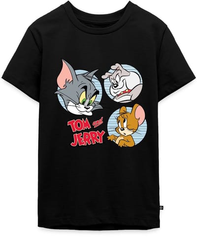 Tom En Jerry Met Hond Spike Premium T-Shirt Tiener