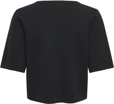 Jacqueline de Yong Vest Jdyastra 3/4 V-neck Button Cardigan 15376522 Black Dames Maat - L