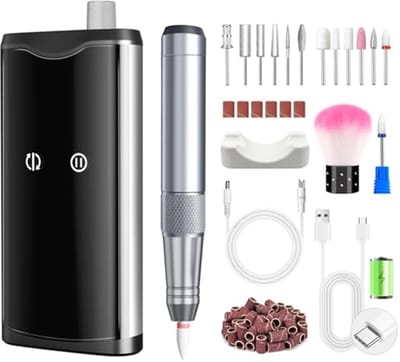 Draadloze Nagelboor met 40000 tpm - Professionele 13-in-1 Manicure & Pedicure Set voor Acryl Gelnagels