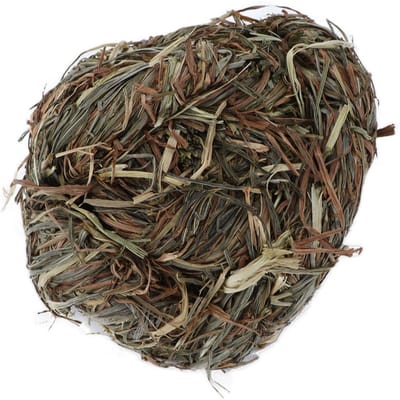 Balle à mâcher en herbe de Timothy pour lapin, jouets naturels en balle d'herbe à broyer pour lapin, cobaye black