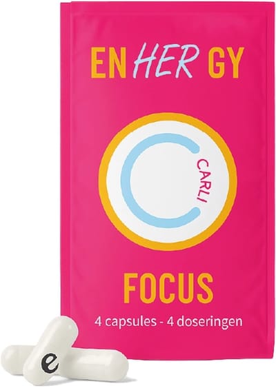 enHERgy FOCUS Capsules | 4 capsules | Focus en Energie | Meer helderheid en concentratie | Constante focus zonder pieken en dalen