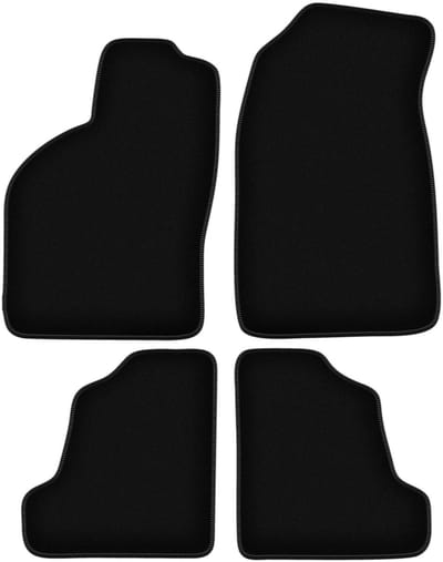 BASIC zwarte veloursmatten voor: Saab 9-3 I Aero, liftback, sedan (1998-2002)