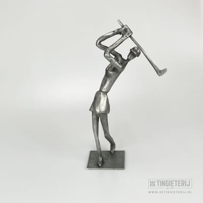 Golfster - Golfsculptuur - Golf Beeldje - Golftoernooi - Golftrofee - Golf Accessoires - Cadeau golf - Luxe geschenk