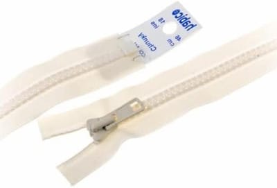Chunky Ritsen - Vislon Ritsen Open End - Jassen en Tassen Sluiten - Extra Sterke Kunststof Tanden - 71 cm