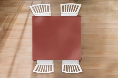 Tafelkleed - Tafellaken - 100x100 cm - Palet - Rood - Interieur - Binnen en Buiten
