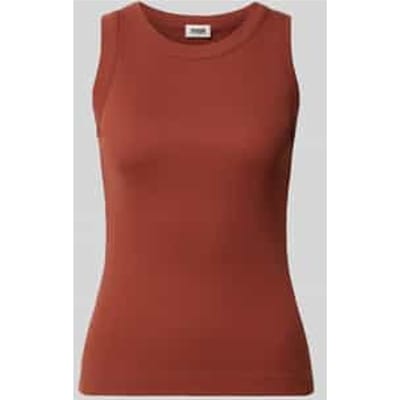 Tanktop met ronde hals model 'OLINA'