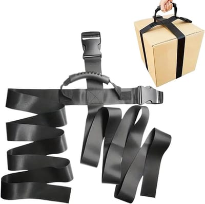 Draagriem - Handriem Verstelbaar - Zware Objecten Dragen - Ergonomisch Handvat - 1 meter - Kruisstijl