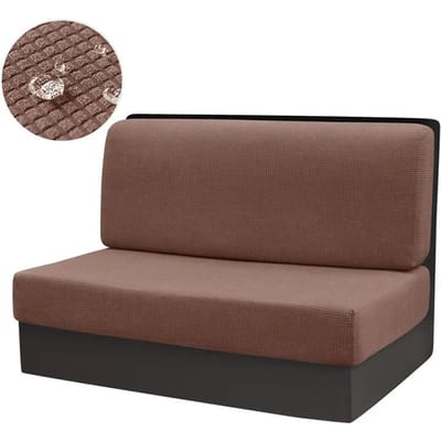 2 stuks/set RV Eethoek Kussenhoes Waterafstotend Stretch Camper Auto Bankhoes Polar Fleece Comfortabele Restaurant Stoelhoezen 1 Set