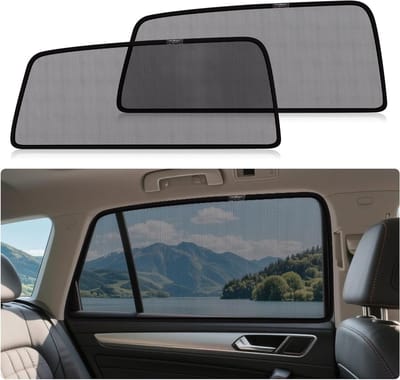 Zijraam Zonnescherm voor VW Passat B8 Variant 2016-2022, Bescherming tegen UV-straling, Magnetisch en Vouwbaar, Ideaal voor Zomergebruik