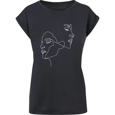 T-shirt dames Mister Tee One Line