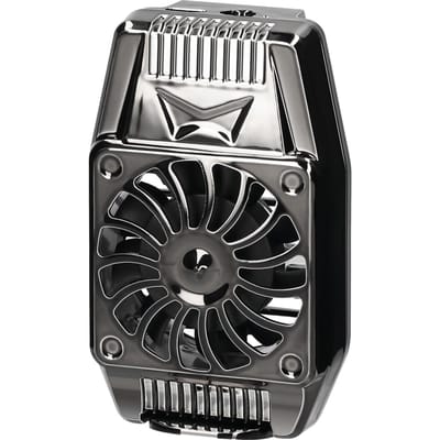 Ventilateur de refroidissement pour téléphone portable, refroidisseur de téléphone portable rechargeable, conception extensible pour 4 à 6,7 pouces Rechargeable gray