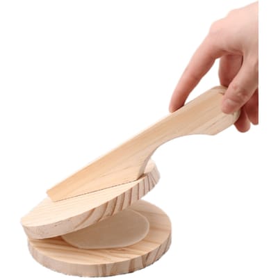 Geüpgradede Huishoudelijke Knödeldeegpers Met Multifunctionele Molen En Handmatig Huidpersgereedschap Voor Keuken, Een Must-Have Voor Kookliefhebbers S(12*19cm) beige