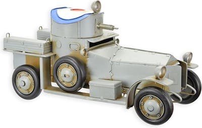MadDeco - blikke - auto - eerste wereldoorlog - legervoertuig - 33 x 13 x 16