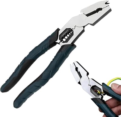 Draadstrippers Tang - Multitool - Bedrading Repareren - 9-in-1 Functies - 23 cm - Zwart