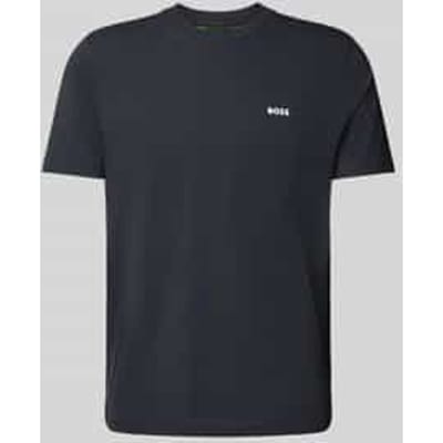T-shirt met labelprint