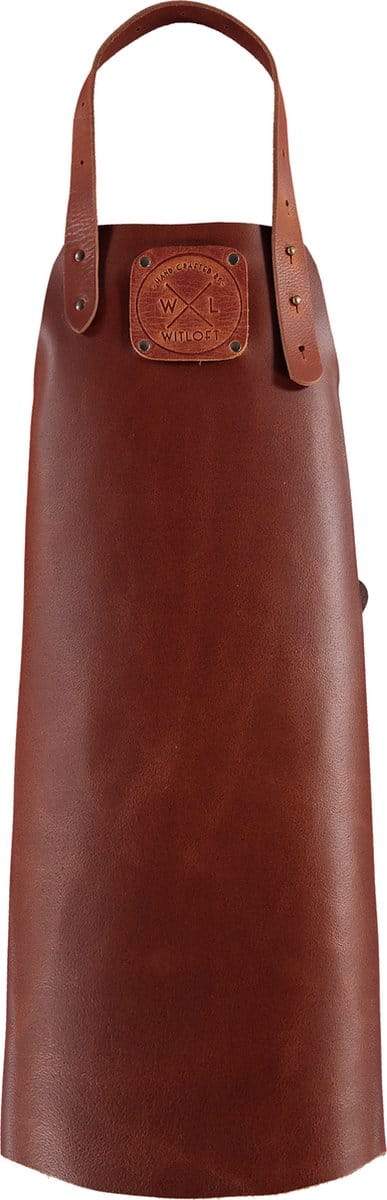 Witloft - Craft Leren Schort Kids Vintage Cognac