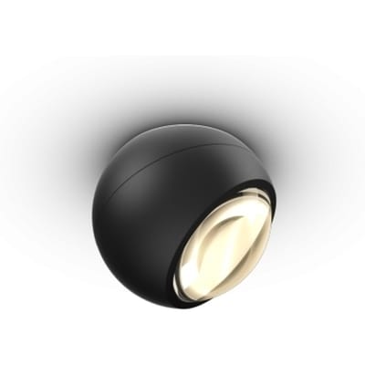 Occhio - io giro volt C Plafondlamp - zwart mat