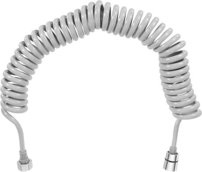 Allecta - Flexibele bidet-spuitslang van 5 meter voor toiletarmatuur - Grijs - Telescopisch - Bidet-spuitapparaat