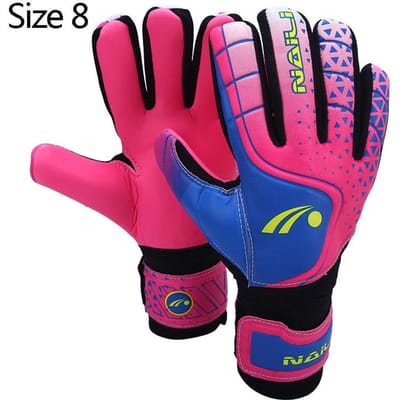 1 Paar Keepershandschoenen Voetbalbeschermer Trainingshandschoenen Voor Volwassenen en Kinderen Antislip Ademend Voetbalaccessoires