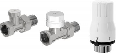 Mexen G02 thermostaatset recht, nikkel - W914-012-928-01