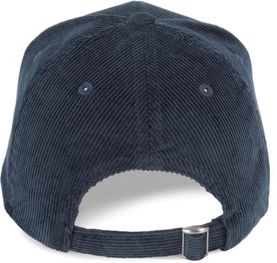 Native Spirit Ecologische uniseks pet met 6 panelen in ribfluweel NS016 - Navy Blue - One size