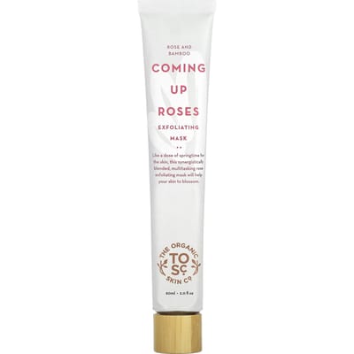 The Organic Skin Co., Coming Up Rose Exfoliating Beauty Mask, Rose & Bamboo, 2 fl oz (60 ml) white