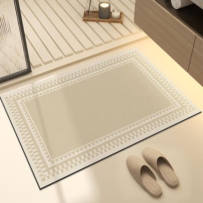 Sneldrogende Luchtbad Vloermat Toilet Absorberende Mat Entree Deur Diatomeeënaarde Antislip Deurkussen 40x60cm
