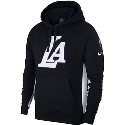 Nike Los Angeles Lakers NBA Pullover Hoodie Heren Hoodie Zwart AJ2858-011 S black