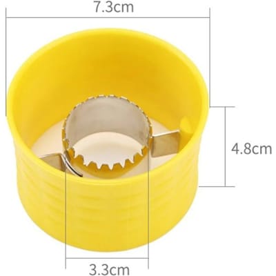 Maïsstripper Dunschiller Cob Cutter Dorsmachine Maïsstripper Fruit Groente Gereedschap Kookgerei Keukenaccessoires Cob Remover geel