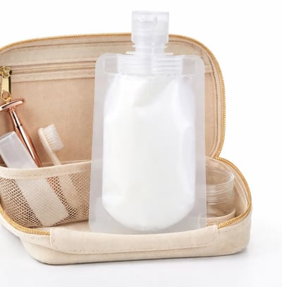 Reisflessen Set 3x 100 ml – Hervulbare Toiletartikelen Containers – Transparante Travel Pouches – Lekvrije Reisverpakkingen voor Shampoo, Douchegel & Cosmetica – TSA Handbagage Proof