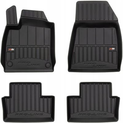 FROGUM – 3D Rubber Vloermatten voor RENAULT Clio V (2019-heden, niet E-Tech) – Set van 4 – TPE – Hoge rand 6 cm