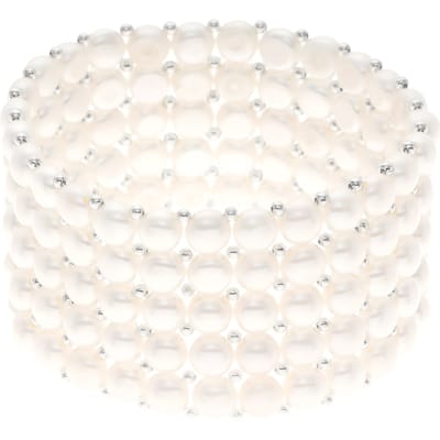 Armband 5 Rijen van Echte Zoetwater Parel - 4 mm