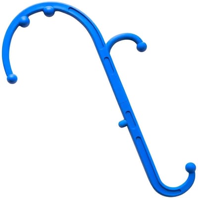 Thera Cane Massagestok – S-Vorm Triggerpoint Massage Tool – Verlicht Spierpijn, Spierknopen & Kramp – Voor Rug-, Nek- & Schouderpijn – Ergonomische Zelfmassage