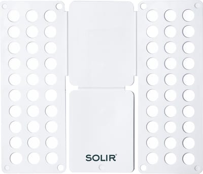 Solir Premium Kleding Organizer Opbergsysteem - Vouwplank voor Shirt, Overhemden en Truien - Jeans en Broeken Organizer - Wit
