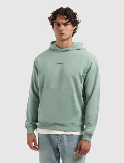 Pure Path Trui Regular Fit Hoodie 25030317 10 Army Green Mannen Maat - L
