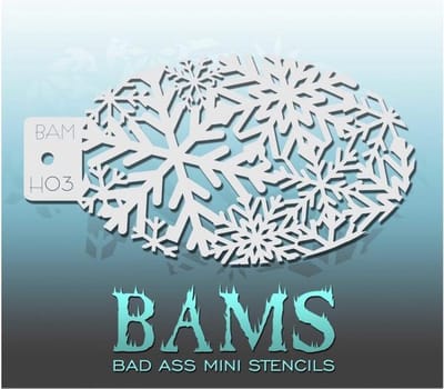 Bad Ass BAM Schmink sjabloon H03
