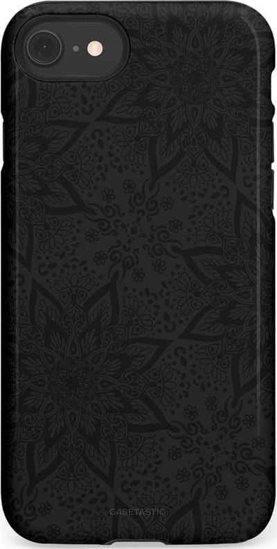 Casetastic Hoesje Geschikt voor Apple iPhone 7/8/SE - Stijlvolle Beschermende Duo-layer Case - Mandala stijl