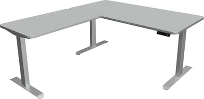 Zit sta hoekbureau Move-3 premium grijs 160x180cm