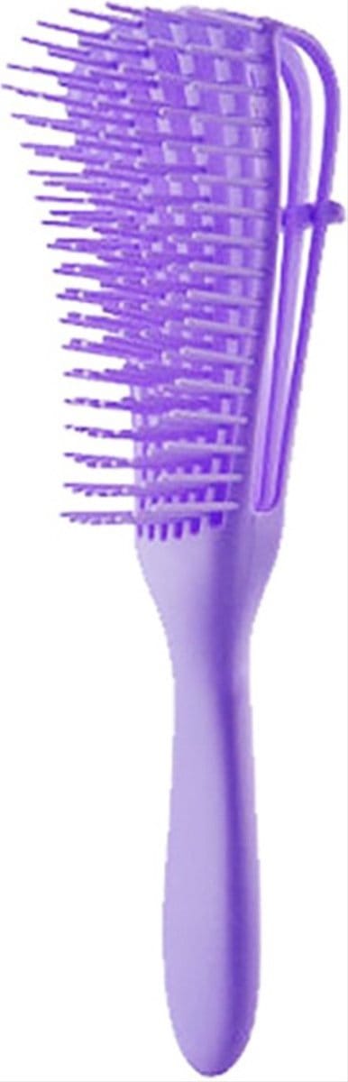 Go Go Gadget - Paarse Antiklit Haarborstel - Detangling Brush - Stylingborstel voor Krullend Haar