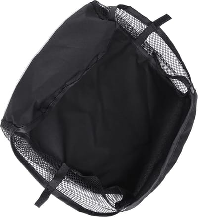 Kinderwagenmand - Ondermand Buggy - Spullen Opbergen - Veilige Bevestiging - 30 x 25 x 10 cm - Zwart