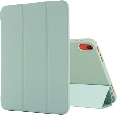 TPU Bescherm-Cover Hoes Map geschikt voor Apple iPad 10 - A16 - 10.9 - 2022 - 2025 - Mint Groen